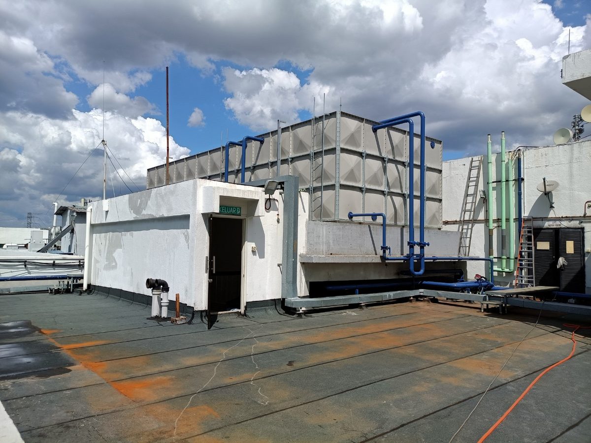 Rooftop Water Storage Tank